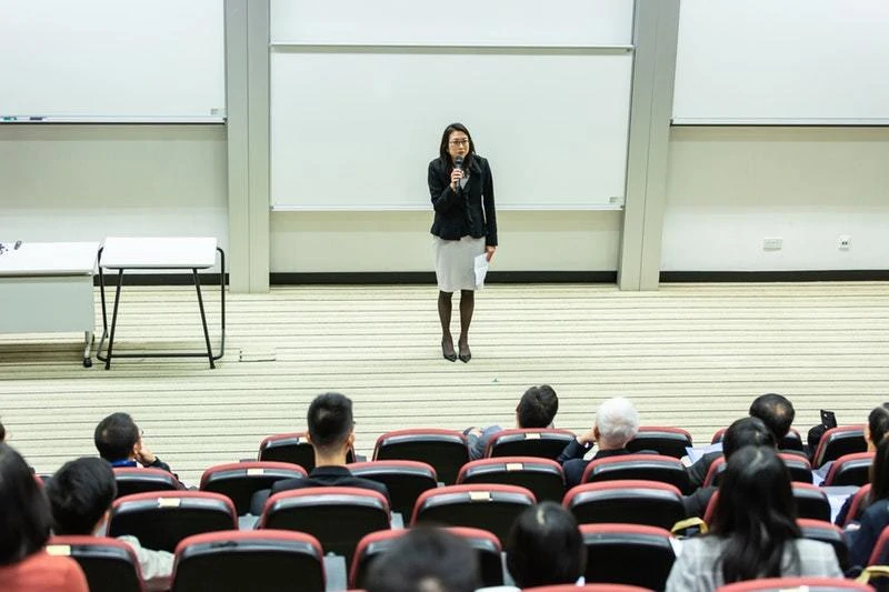 image of lecturing