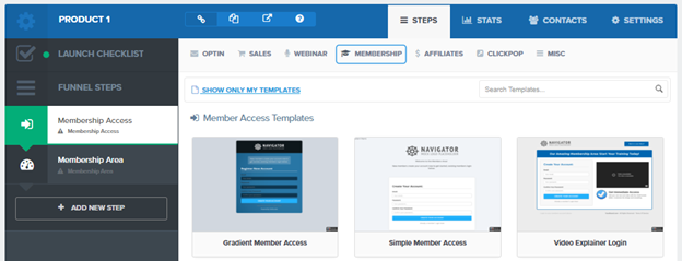 leadpages membership site