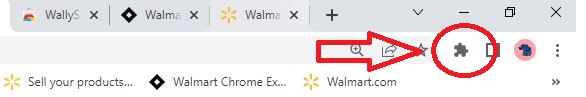 how to open the wallysmarter chrome extension