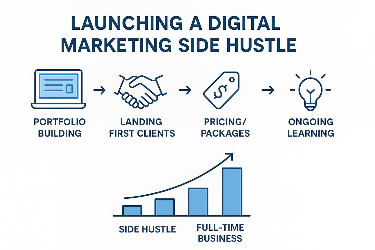 Launching a digital marketing side hustle