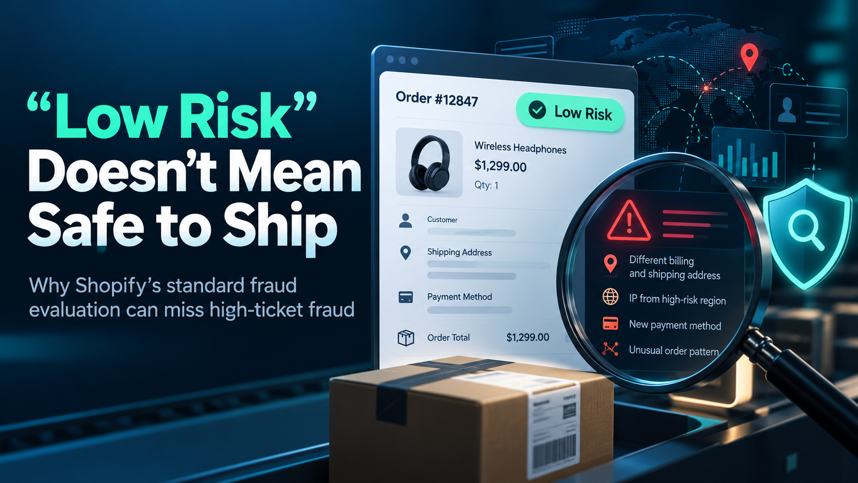 Why Shopify’s ‘Low Risk’ Fraud Rating Isn’t Enough for High-Ticket Orders